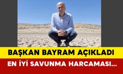 Başkan Bayram en iyi savunma harcamasını açıkladı