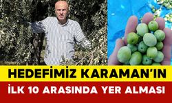 Başkan Bayram "Hedefimiz Karaman'ın ilk 10 arasında yer alması"