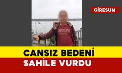 Cansız bedeni sahile vurdu