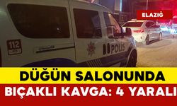 Düğün salonunda bıçaklı kavga: 4 yaralı