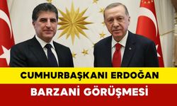 Erdoğan, Barzani'yi Cumhurbaşkanlığı Külliyesi'nde Ağırladı