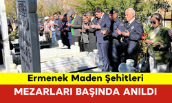 Ermenek Maden Şehitleri Mezarları Başında Anıldı