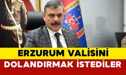 Erzurum Valisi’ni dolandırmak istediler