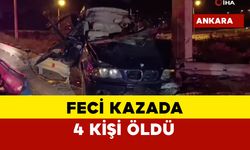 Feci kaza: 4 ölü 1 yaralı