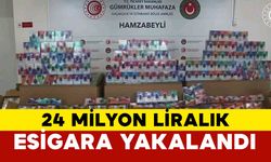 Hamzabeyli sınır kapısında 24 milyon değerinde elektronik sigara yakaladı