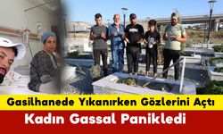 Kadın Gassalı Panikleten Ölü Yıkama