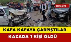 Kafa kafaya çarpışılar: 1 ölü, 1 yaralı