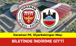 Karaman FK, Dİyarbekirspor Maçı Biletinde İndirime Gitti