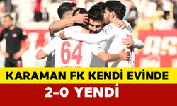 Karaman FK kendi evinde Diyarbekirspor’u 2-0 yendi