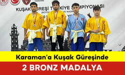 Karaman’a Kuşak Güreşinde 2 Bronz Madalya