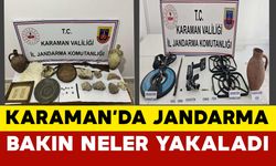 Karaman'da Jandarma bakın neler yakaladı