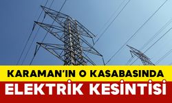 Karaman'ın O Kasabasında Elektrik Kesintisi