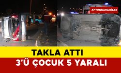 Kazada 3'ü çocuk 5 kişi yaralandı