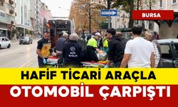 Kazada otomobille hafif ticari araç çarpıştı: 2 kişi yaralı