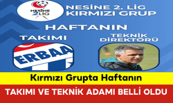 Kırmızı Grupta Haftanın Takımı ve Teknik Adamı Belli Oldu