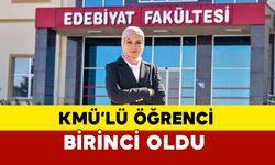 KMÜ'lü öğrenciden birincilik