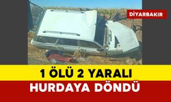 Kontrolden çıkıp takla attı: 1 ölü 2 yaralı