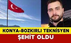 Konya Bozkırlı Teknisyen şehit oldu