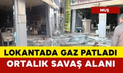 Lokantada gaz patladı... ortalık savaş alanına döndü