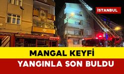 Mangal keyfi yangınla son buldu