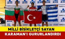 Milli bisikletçi Karaman'ı gururlandırdı