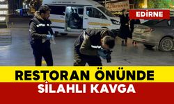 Restoran önünde silahlı kavga: 1 yaralı