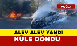 Seyir halinde yandı kül oldu