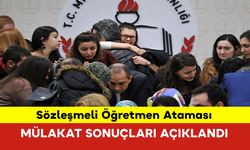 Sözleşmeli Öğretmen Ataması Mülakat Sonuçları Açıklandı