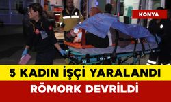 Traktörün römorku devrildi: 5 kişi yaralandı