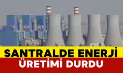 Türkiye’nin en büyük termik santralinde enerji üretimi durdu