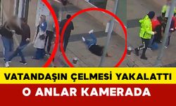 Vatandaşın çelmesi bakın nasıl yakalattı