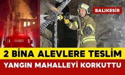 Yangın mahalleyi korkuttu