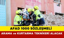 1000 Sözleşmeli Arama ve Kurtarma Teknikeri Alacak