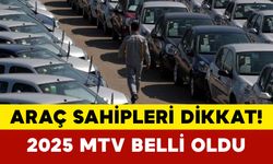 2025 Motorlu Taşıtlar Vergisi Belli Oldu