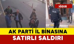 AK Parti İl Başkanlığı binasına satırla saldırı