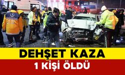 Aksaray’da otomobil ile otobüs çarpıştı: 1 ölü