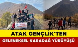 Atak Gençlikten Geleneksel Karadağ Yürüyüşü