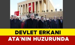 Atatürk’ün vefatının 86. yılında Devlet erkanı Ata'nın huzurunda