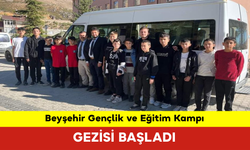 Beyşehir Gençlik ve Eğitim Kampı Gezisi Başladı