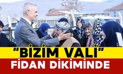 "Bizim Vali" Fidan Dikimine Katıldı