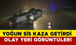 Bolu Dağı’nda sis kaza getirdi