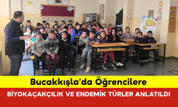 Bucakkışla’da Öğrencilere Biyokaçakçılık ve Endemik Türler Anlatıldı