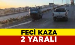 Elazığ'da Otomobil Takla Attı: 2 Yaralı