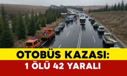 Eskişehir’de otobüs kazası: 1 ölü, 1’i ağır 42 yaralı