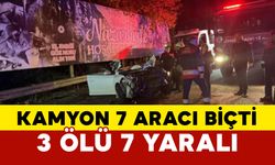 İzmir’de freni boşalan kamyon 7 aracı biçti: 3 ölü, 7 yaralı