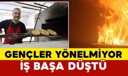 Kalifiye işçi bulamayınca küreği eline alıp fırının başına geçti