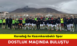 Karadağ ile Kazımkarabekir Spor Dostluk Maçında Buluştu