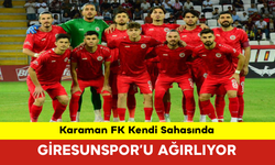 Karaman FK Kendi Sahasında Giresunspor’u Ağırlıyor