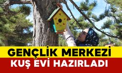 Karaman Gençlik Merkezi Doğadaki Dostları İçin Kuş Evleri Hazırladı