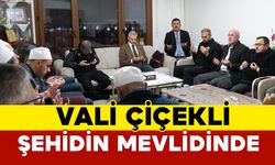 Karaman Valisi Mehmet Fatih Çiçekli, Şehit İshak Sağlamoğlu’nun Sene-i Devriye Mevlidine Katıldı